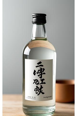 Bottle of Dassai Junmai Daiginjo sake