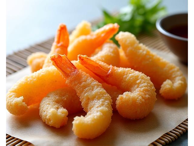 揚げたての天ぷらの盛り合わせ