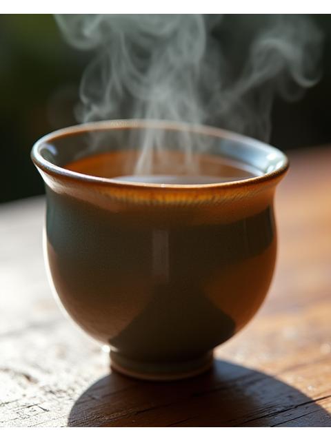 温かい日本酒が入った美しい酒器