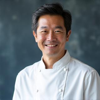 森の食べ物の料理長、山本健太郎のポートレート